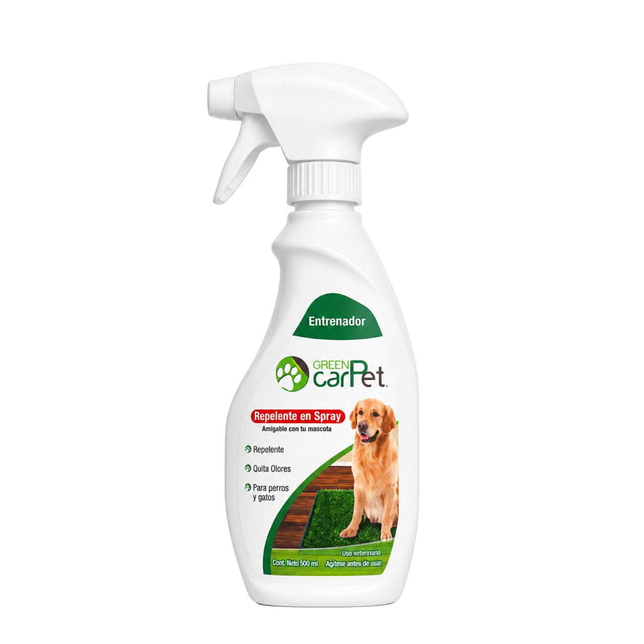 Repelente para Perros y Gatos 500 ml Green Carpet®| Enseña Dónde No Hacer del Baño