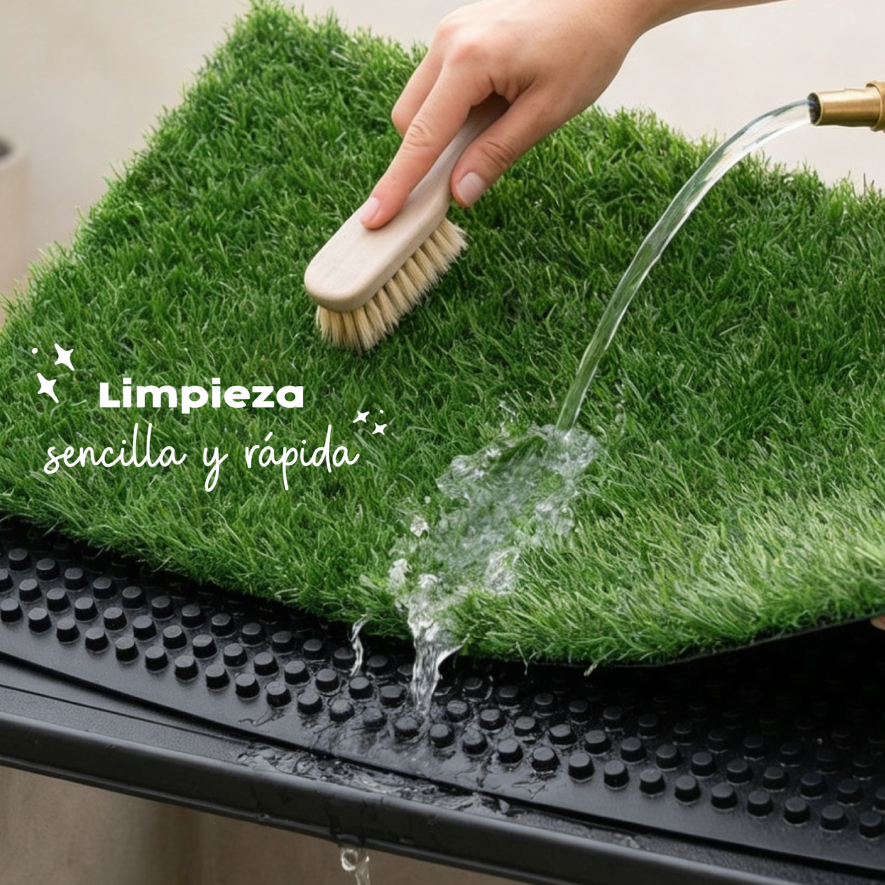 Repuesto de Pasto Sintético Mediano 50 x 63 cm Green Carpet® | Compatible con Charola Green Carpet