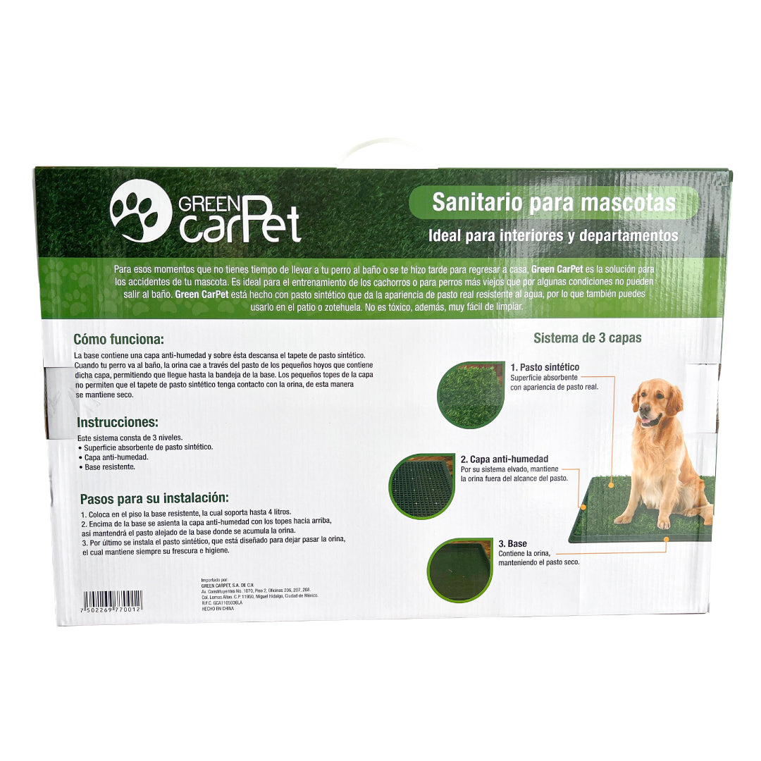 Tapete Entrenador Grande Green Carpert