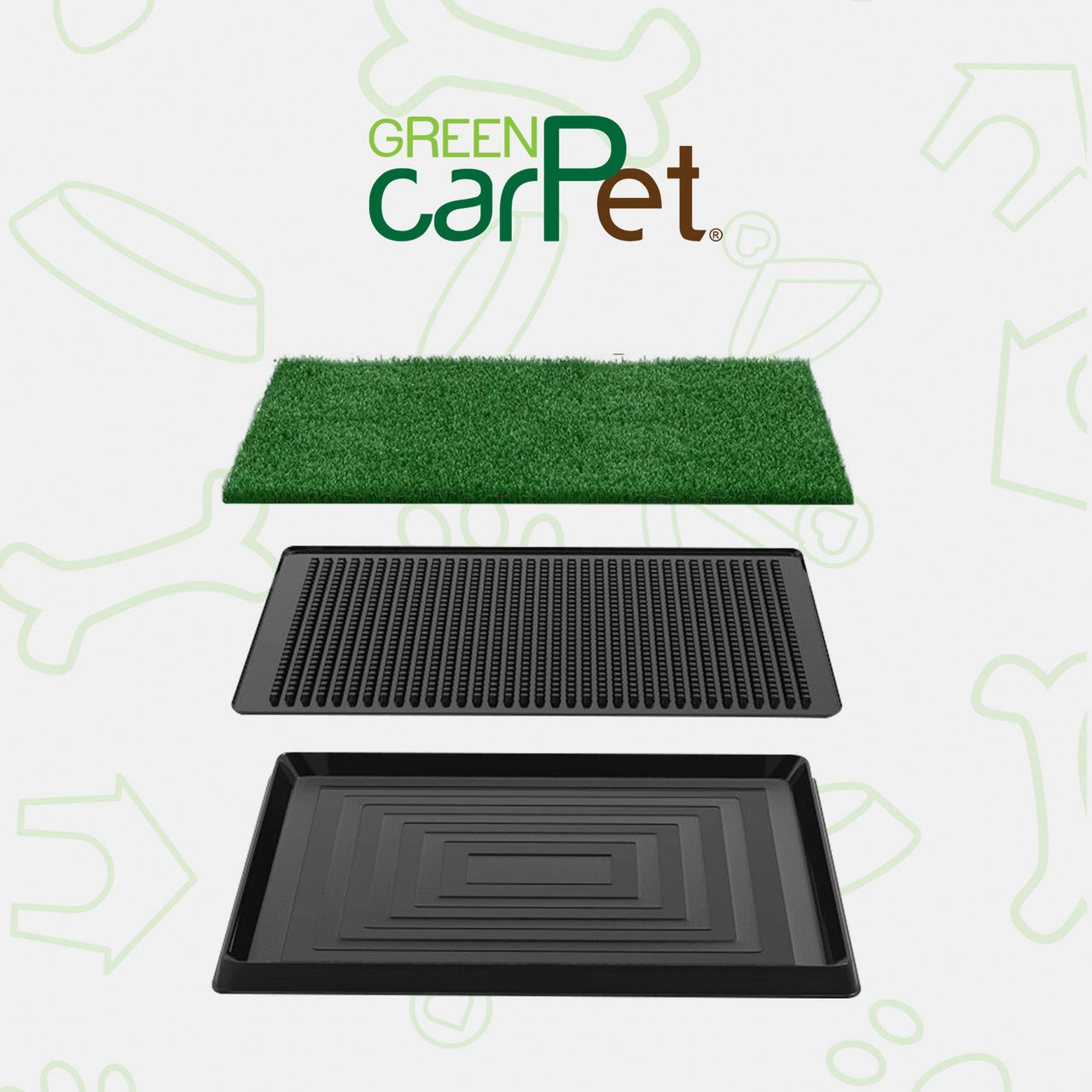 Tapete Entrenador Grande Green Carpert