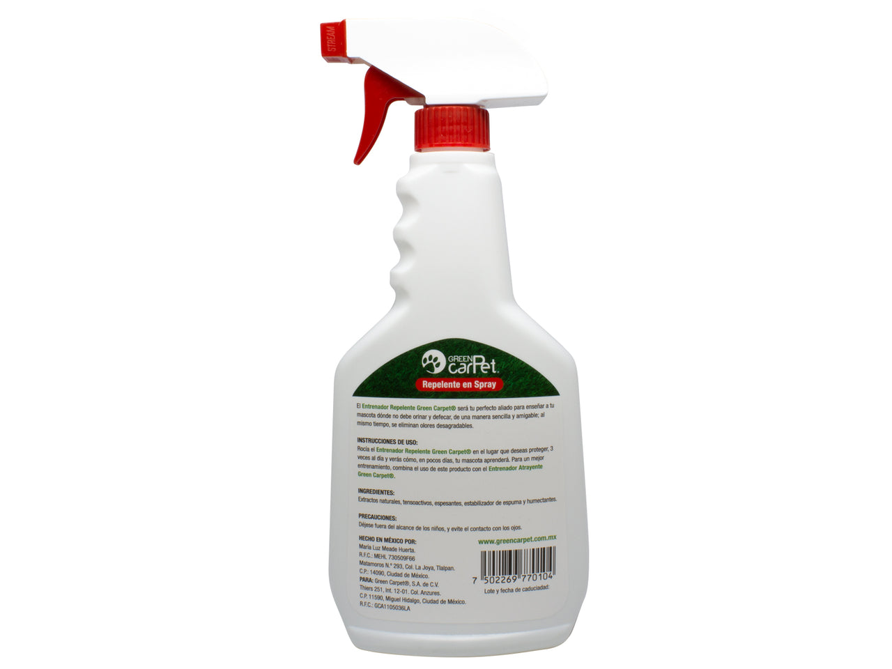Repelente en Spray Mascotas Green Carpet 500ml