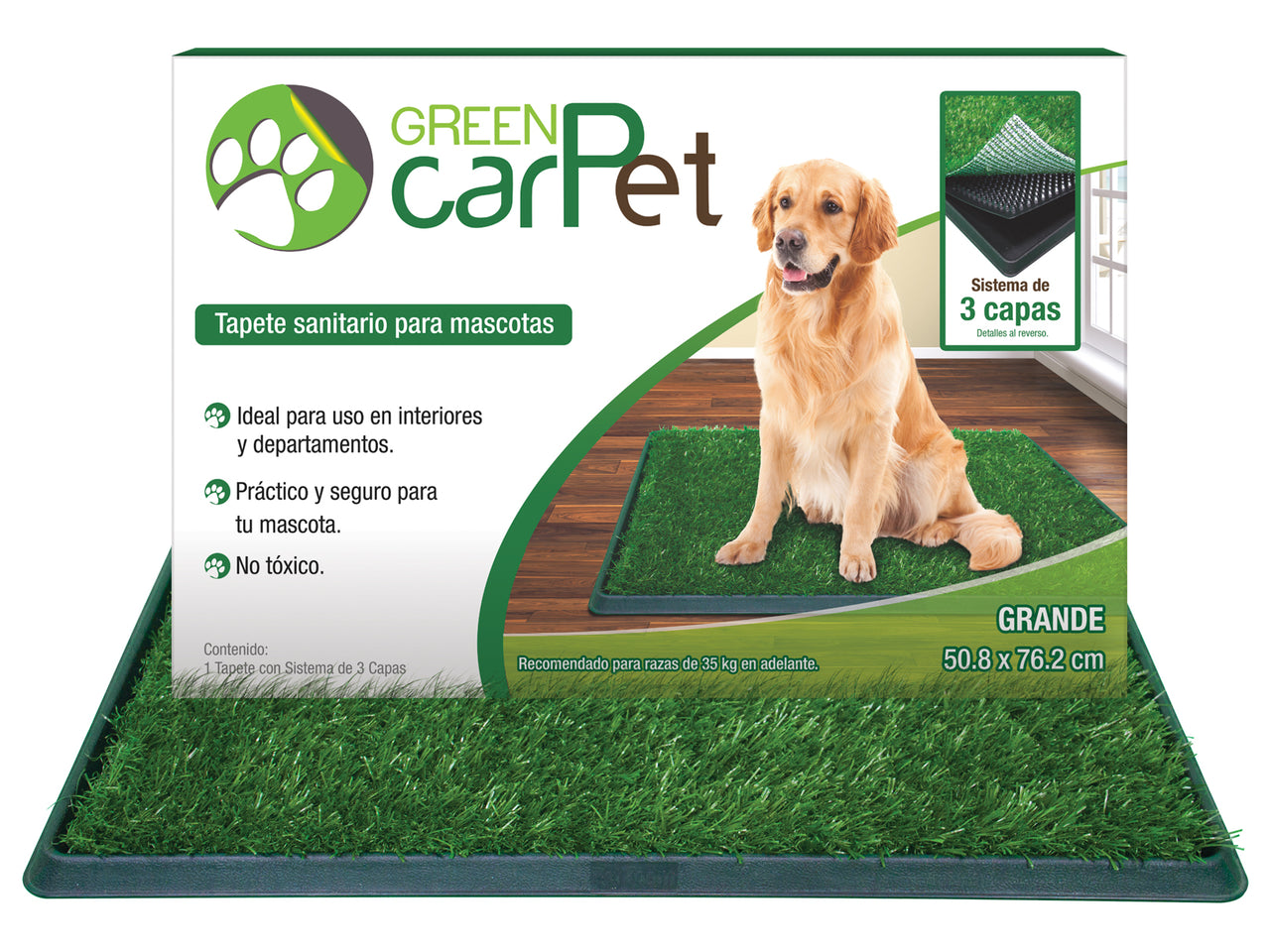 Tapete Entrenador Grande – Green Carpet - Tapete Entrenador